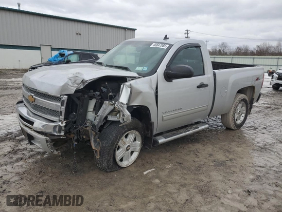 2012 Chevrolet Silverado 1500 LT with VIN 1GCNKSE0XCZ159919, listed as a Copart auction lot 46847085 with 109,953 mi miles and Salvage Title. Bid and sale history available at carsss.com. Image 1.