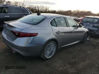 2019 Alfa Romeo Giulia Ti Sport with VIN ZARFANBN9K7612582, listed as a Copart auction lot 78522094 with 0 mi miles and Salvage Title. Bid and sale history available at carsss.com. Image 3.
