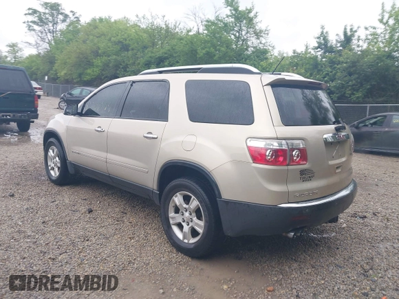 2008 GMC Acadia SLE1 z VIN 1GKER13778J292038, wystawiony jako IAAI lot #42308544 z przebiegiem 195 446 mil mil oraz . Historia ofert i sprzedaży dostępna na DreamBid. Obrazek 3.