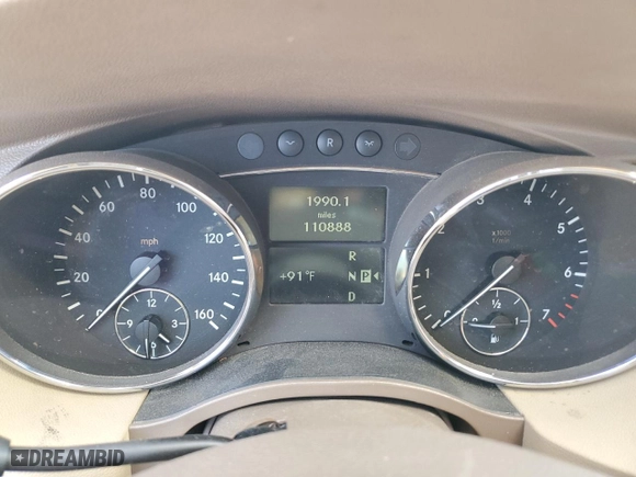 2007 Mercedes-Benz R-Class 3.5L with VIN 4JGCB65EX7A051973, listed as a Copart auction lot 73187294 with 110,888 mi miles and Salvage Title. Bid and sale history available at carsss.com. Image 9.