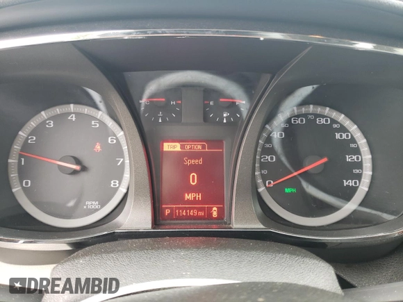 2013 GMC Terrain SLT with VIN 2GKALWEK6D6363364, listed as a Copart auction lot 51697745 with 114,149 mi miles and Salvage title. Bid and sale history available at DreamBid. Image 9.