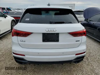 2019 Audi Q3 S line Premium with VIN WA1DECF32K1086585, listed as a Copart auction lot 77803064 with 67,991 mi miles and Non repairable. Bid and sale history available at DreamBid. Image 6.