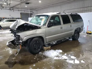 2001 Chevrolet Suburban LT z VIN 3GNFK16T01G281314, wystawiony jako Copart lot #44684995 z przebiegiem Nie podano mil oraz Szkoda całkowita • Salvage title. Historia ofert i sprzedaży dostępna na DreamBid. Obrazek 1.