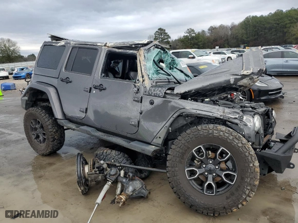 2018 Jeep Wrangler JK Unlimited Altitude with VIN 1C4BJWEG7JL803659, listed as a Copart auction lot 86580704 with 0 mi miles and Salvage Title. Bid and sale history available at carsss.com. Image 4.