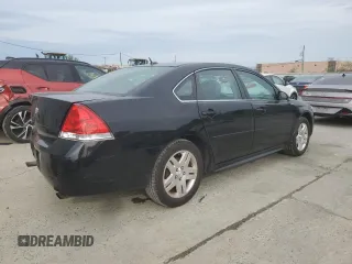 2013 Chevrolet Impala LT with VIN 2G1WG5E39D1232475, listed as a Copart auction lot 53797565 with 163,323 mi miles and Salvage Title. Bid and sale history available at DreamBid. Image 3.
