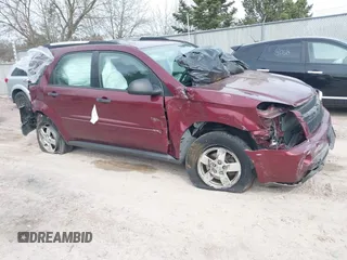 2009 Chevrolet Equinox LS z VIN 2CNDL13F996230201, wystawiony jako IAAI lot #41996979 z przebiegiem Nie podano mil oraz . Historia ofert i sprzedaży dostępna na DreamBid. Obrazek 1.