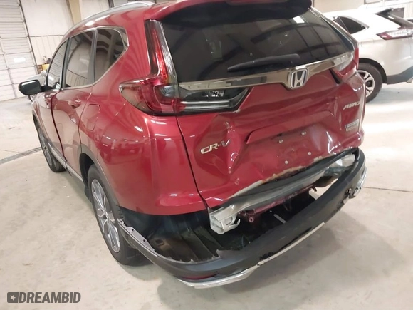 2022 Honda CR-V Hybrid Touring with VIN 5J6RT6H93NL046068, listed as a IAAI auction lot 41484892 with 23,916 mi miles. Bid and sale history available at carsss.com. Image 17.