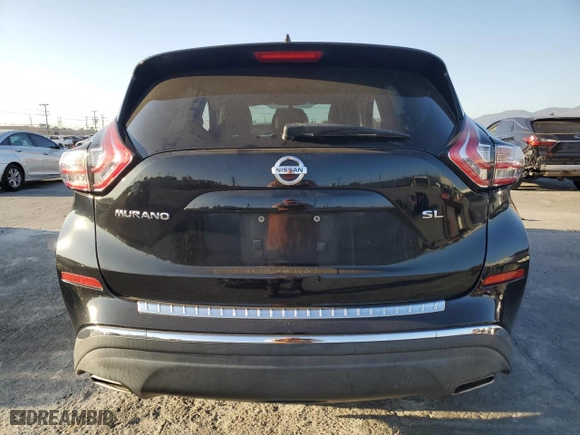 2016 Nissan Murano SV with VIN 5N1AZ2MG6GN156789, listed as a Copart auction lot 84343004 with 72,067 mi miles and Salvage Title. Bid and sale history available at carsss.com. Image 6.