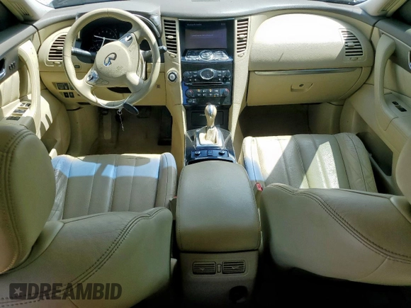 2014 Infiniti QX70 z VIN JN8CS1MU7EM450565, wystawiony jako Copart lot #55931325 z przebiegiem 159 813 mil mil oraz Szkoda całkowita • Salvage title. Historia ofert i sprzedaży dostępna na DreamBid. Obrazek 8.