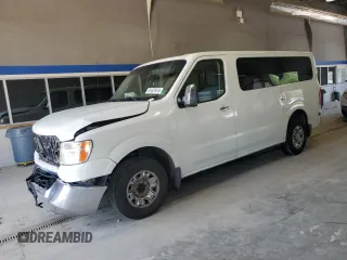 2016 Nissan NV S with VIN 5BZBF0AA5GN851741, listed as a Copart auction lot 61637615 with 212,887 mi miles and Salvage title. Bid and sale history available at DreamBid. Image 1.