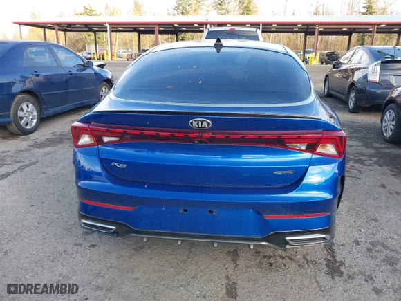 2021 Kia K5 GT-Line with VIN 5XXG64J21MG006205, listed as a IAAI auction lot 40994831 with 42,625 mi miles. Bid and sale history available at carsss.com. Image 17.
