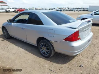 2003 Honda Civic LX with VIN 1HGEM22563L016657, listed as a IAAI auction lot 41966587 with 183,008 mi miles. Bid and sale history available at carsss.com. Image 3.