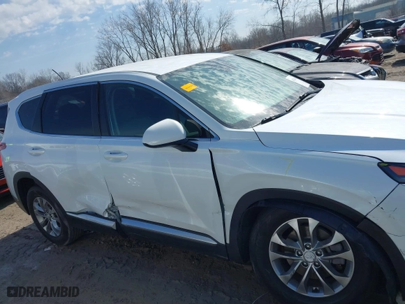 2019 Hyundai Santa Fe SE with VIN 5NMS23AD3KH070603, listed as a IAAI auction lot 41760416 with 62,676 mi miles. Bid and sale history available at carsss.com. Image 13.