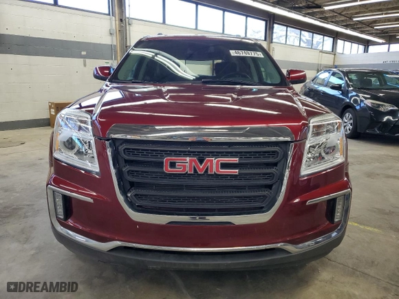 2017 GMC Terrain SLE with VIN 2GKALNEK7H6232511, listed as a Copart auction lot 46749775 with 58,048 mi miles and Clean Title. Bid and sale history available at carsss.com. Image 5.