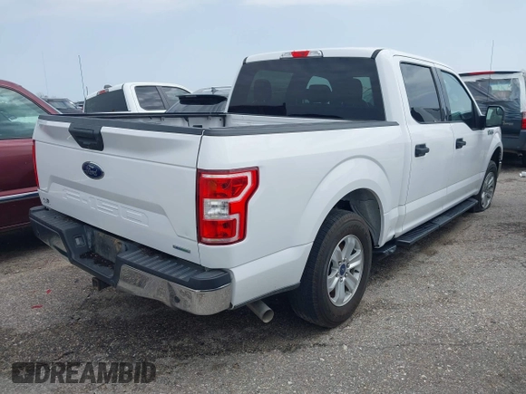 2019 Ford F-150 XL with VIN 1FTEW1C45KKC88050, listed as a IAAI auction lot 41676789 with 99,665 mi miles and . Bid and sale history available at DreamBid. Image 4.