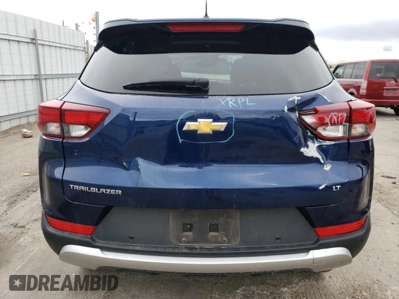 2022 Chevrolet TrailBlazer LT with VIN KL79MPS22NB144676, listed as a Copart auction lot 50636025 with 43,422 mi miles and Non Repairable. Bid and sale history available at carsss.com. Image 6.