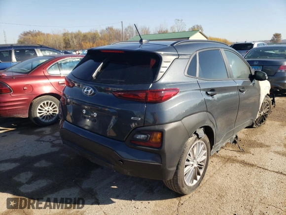 2020 Hyundai Kona SEL with VIN KM8K2CAA2LU564947, listed as a Copart auction lot 64862302 with 0 mi miles. Bid and sale history available at carsss.com. Image 4.