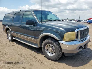 2000 Ford Excursion Limited z VIN 1FMNU42L0YED60100, wystawiony jako Copart lot #58760345 z przebiegiem 239 477 mil mil oraz Szkoda całkowita • Salvage title. Historia ofert i sprzedaży dostępna na DreamBid. Obrazek 4.
