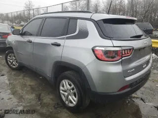 2018 Jeep Compass Sport with VIN 3C4NJDAB3JT213538, listed as a Copart auction lot 42755835 with 73,838 mi miles and Salvage Title. Bid and sale history available at carsss.com. Image 2.