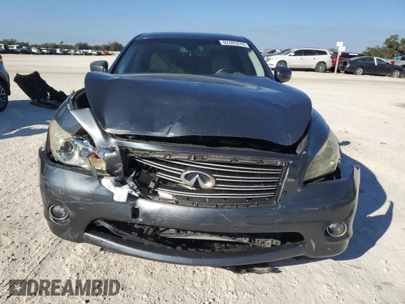 2011 Infiniti M37 with VIN JN1BY1AP9BM326655, listed as a Copart auction lot 82485374 with 163,687 mi miles and Salvage Title. Bid and sale history available at carsss.com. Image 5.