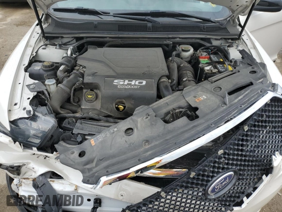 2016 Ford Taurus SHO with VIN 1FAHP2KT0GG142907, listed as a Copart auction lot 53118925 with 46,751 mi miles and Salvage title. Bid and sale history available at DreamBid. Image 11.