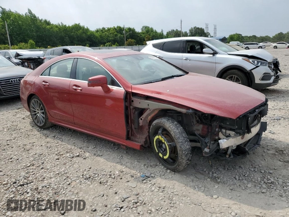 2016 Mercedes-Benz CLS with VIN WDDLJ6FB2GA182123, listed as a Copart auction lot 55386754 with 91,345 mi miles. Bid and sale history available at carsss.com. Image 4.