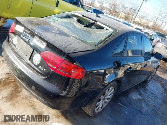 2012 Audi A4 2.0T Premium with VIN WAUAFAFL6CN009428, listed as a IAAI auction lot 41426794 with 157,131 mi miles. Bid and sale history available at carsss.com. Image 4.