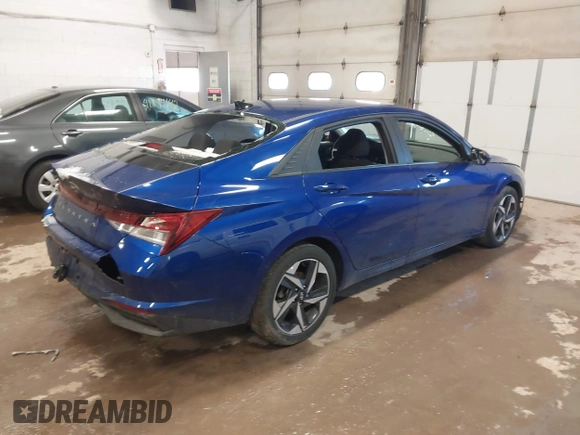 2023 Hyundai Elantra SEL with VIN KMHLS4AG9PU432403, listed as a IAAI auction lot 41906543 with 35,490 mi miles and . Bid and sale history available at DreamBid. Image 4.