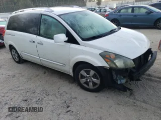 2007 Nissan Quest S with VIN 5N1BV28UX7N112231, listed as a Copart auction lot 76682764 with 167,274 mi miles and Salvage Title. Bid and sale history available at carsss.com. Image 4.