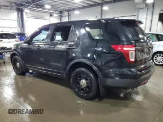 2015 Ford Utility Police Interceptor with VIN 1FM5K8AR6FGC52505, listed as a Copart auction lot 61448574 with 0 mi miles and Salvage Title. Bid and sale history available at carsss.com. Image 2.