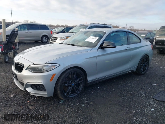 2016 BMW 2 Series M235i with VIN WBA1J7C54GV359301, listed as a IAAI auction lot 41186271 with 97,671 mi miles. Bid and sale history available at carsss.com. Image 17.