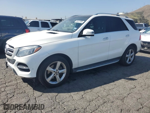 2018 Mercedes-Benz GLE 350 with VIN 4JGDA5HB3JB060972, listed as a Copart auction lot 54412195 with 69,471 mi miles and Salvage title. Bid and sale history available at DreamBid. Image 1.