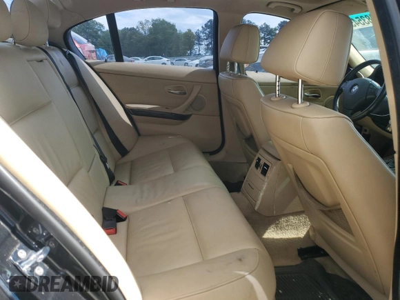 2007 BMW 3 Series 335i with VIN WBAVB73547VF53554, listed as a Copart auction lot 53083545 with 153,751 mi miles and Clean Title. Bid and sale history available at carsss.com. Image 10.