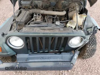 1997 Jeep Wrangler Sport with VIN 1J4FY19S6VP541852, listed as a Copart auction lot 48047235 with 163,501 mi miles and Salvage Title. Bid and sale history available at carsss.com. Image 13.