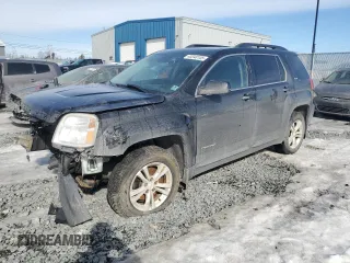 2017 GMC Terrain SLE with VIN 2GKFLTE39H6288257, listed as a Copart auction lot 45348105 with 114,560 mi miles and Salvage Title. Bid and sale history available at carsss.com. Image 1.