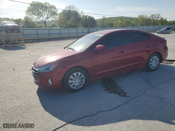 2019 Hyundai Elantra SE with VIN KMHD74LF6KU855118, listed as a Copart auction lot 53634745 with 87,330 mi miles and Clean Title. Bid and sale history available at carsss.com. Image 1.