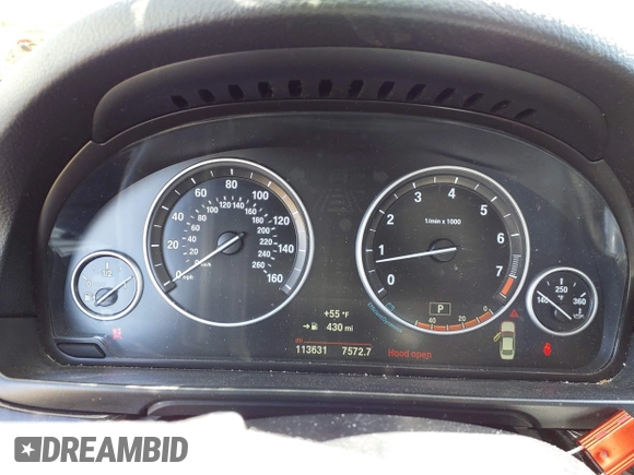 2015 BMW 5 Series 528i xDrive with VIN WBA5A7C50FD621076, listed as a IAAI auction lot 41823319 with 113,631 mi miles and . Bid and sale history available at carsss.com. Image 7.