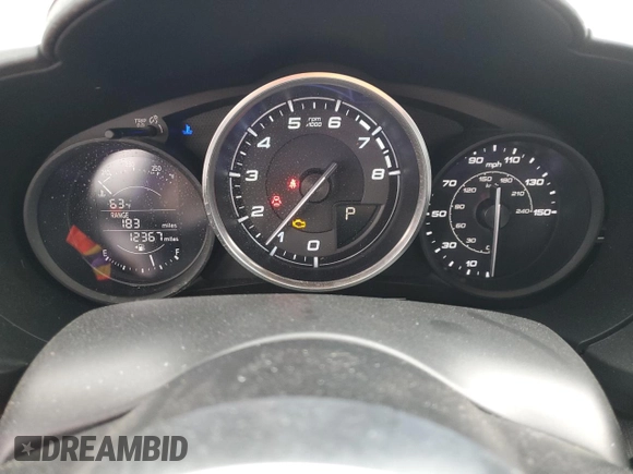 2017 FIAT 124 Spider Lusso z VIN JC1NFAEK0H0127134, wystawiony jako Copart lot #56334925 z przebiegiem 12 367 mil mil oraz Szkoda całkowita • Salvage title. Historia ofert i sprzedaży dostępna na DreamBid. Obrazek 9.