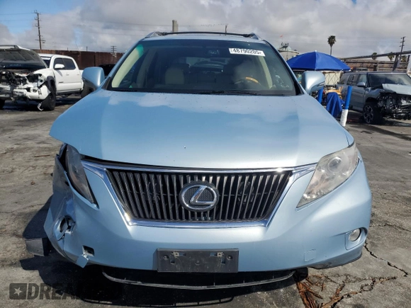 2010 Lexus RX 350 with VIN 2T2ZK1BA0AC025903, listed as a Copart auction lot 48790205 with 214,448 mi miles and Salvage Title. Bid and sale history available at DreamBid. Image 5.