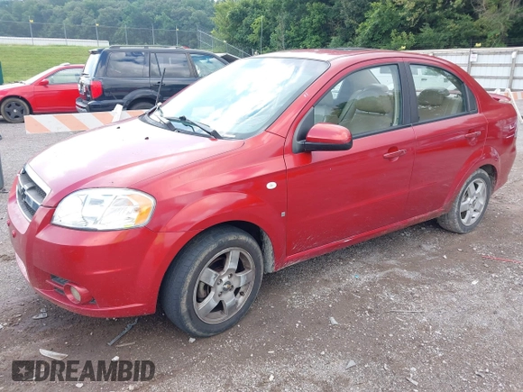 2007 Chevrolet Aveo LT with VIN KL1TG56647B158073, listed as a IAAI auction lot 42695850 with 222,134 mi miles and . Bid and sale history available at DreamBid. Image 2.