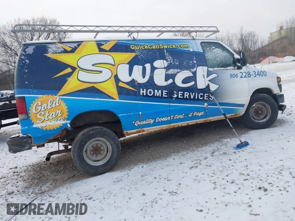 2011 Ford Econoline Cargo Commercial with VIN 1FTNE2EW6BDA23665, listed as a IAAI auction lot 41045981 with Not provided miles and . Bid and sale history available at DreamBid. Image 4.