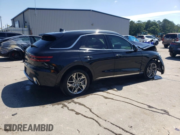 2024 Genesis GV70 2.5T with VIN 5NMMADTB3RH009680, listed as a Copart auction lot 56875265 with 10,588 mi miles and Salvage title. Bid and sale history available at DreamBid. Image 3.