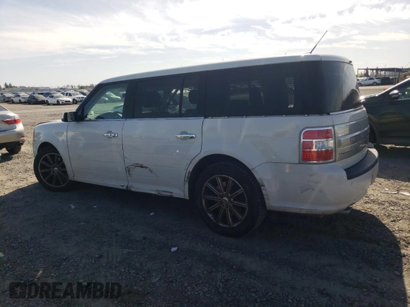 2014 Ford Flex Limited with VIN 2FMGK5D84EBD14449, listed as a Copart auction lot 51857695 with 117,337 mi miles and Salvage Title. Bid and sale history available at carsss.com. Image 2.