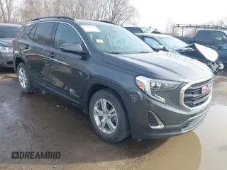 2020 GMC Terrain SLE with VIN 3GKALMEVXLL171051, listed as a IAAI auction lot 41790628 with 58,699 mi miles. Bid and sale history available at carsss.com. Image 1.