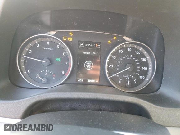 2017 Hyundai Elantra Limited with VIN 5NPD84LF3HH068745, listed as a Copart auction lot 44382565 with 99,496 mi miles and Salvage Title. Bid and sale history available at DreamBid. Image 9.