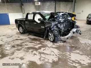2017 Ram 1500 Big Horn with VIN 1C6RR7LG3HS830686, listed as a Copart auction lot 80300494 with 91,188 mi miles and Salvage Title. Bid and sale history available at carsss.com. Image 14.