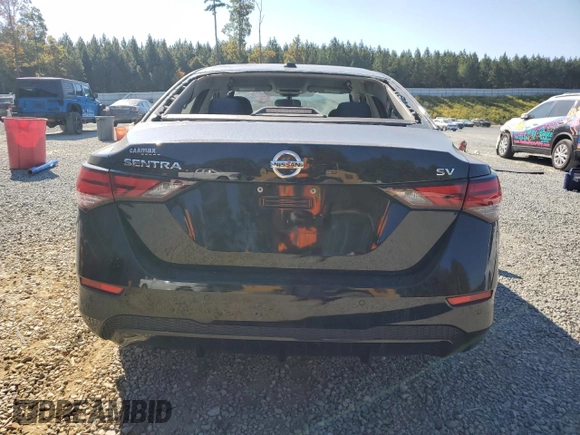 2021 Nissan Sentra SV with VIN 3N1AB8CV9MY206999, listed as a Copart auction lot 43621755 with 49,754 mi miles and Salvage Title. Bid and sale history available at DreamBid. Image 6.