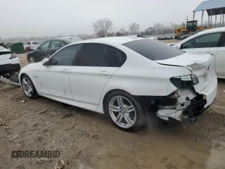 2016 BMW 5 Series 535i with VIN WBA5B1C59GG553564, listed as a Copart auction lot 81048354 with 94,959 mi miles and Salvage Title. Bid and sale history available at DreamBid. Image 2.
