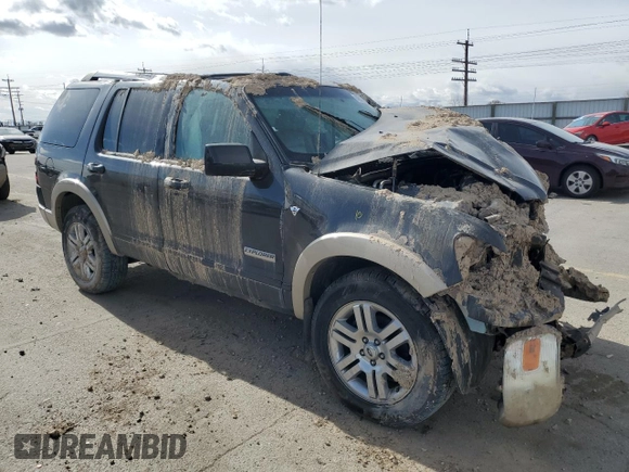 2007 Ford Explorer Eddie Bauer z VIN 1FMEU74847UA33276, wystawiony jako Copart lot #49184555 z przebiegiem Nie podano mil oraz Szkoda całkowita • Salvage title. Historia ofert i sprzedaży dostępna na DreamBid. Obrazek 4.
