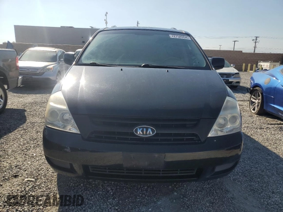 2010 Kia Sedona LX with VIN KNDMG4C38A6327139, listed as a Copart auction lot 72758954 with 172,870 mi miles and Salvage Title. Bid and sale history available at carsss.com. Image 5.